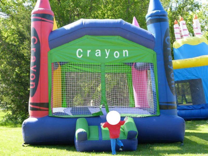 Crayon Bouncy House