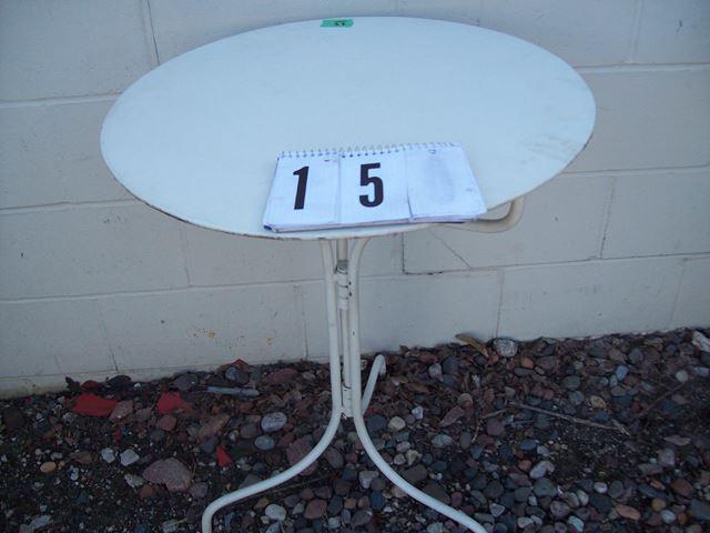 Metal folding coctail table 24&quot...