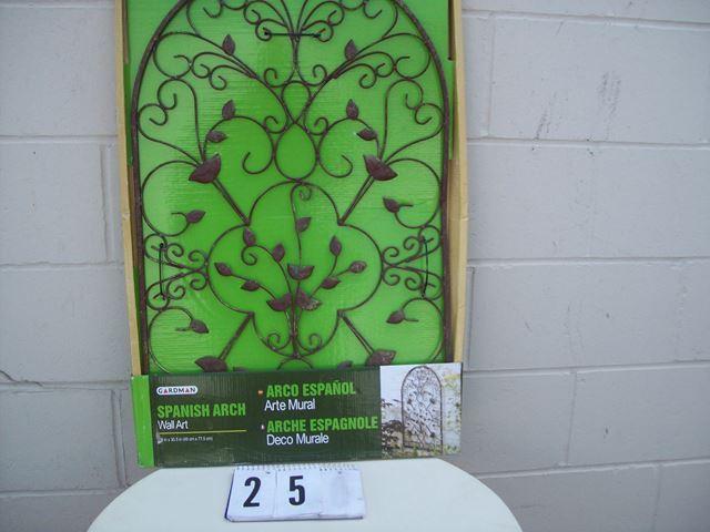 Spanish arch Metal Garden art, Copp...