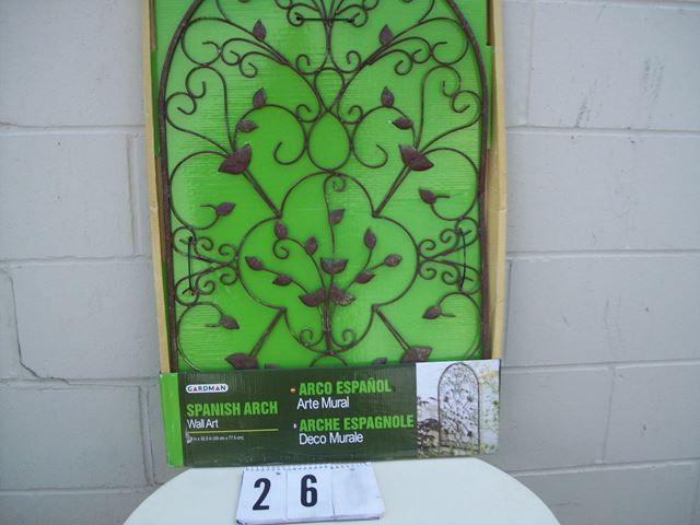 Spanish arch Metal Garden art, Copp...