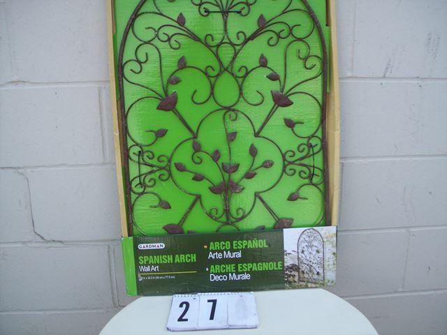 Spanish arch Metal Garden art, Copp...