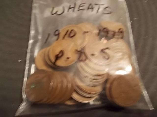 1-Roll Wheat Cents 1910-1919 P, D &...