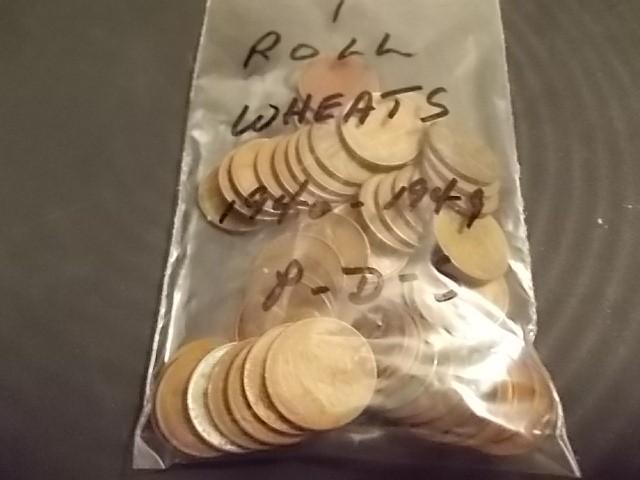 1-Roll Wheat Cents 1940-1949 P, D &...