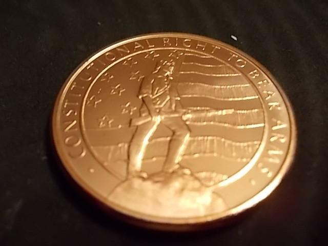 1 Oz. .999 Fine Copper Round Right ...