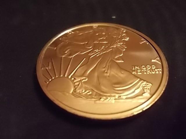 1 Oz. .999 Fine Copper Round Walkin...