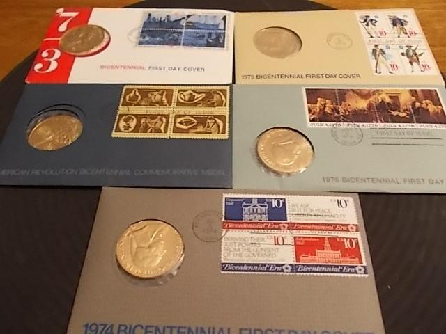 1972, 1973, 1974, 1975, 1976 Bicent...