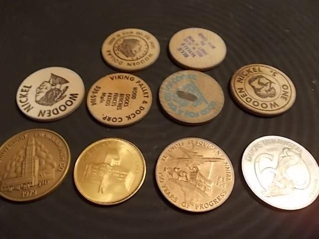 Lot Of Assorted Tokens...