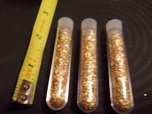 3-Vials Real Gold Flake...