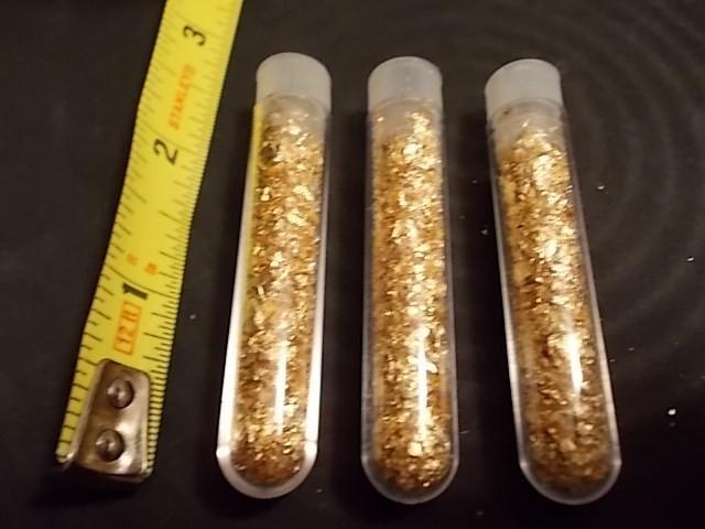 3-Vials Real Gold Flake...