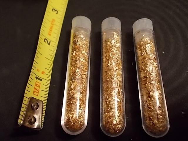 3-Vials Real Gold Flake...