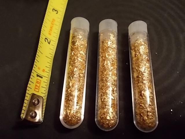 3-Vials Real Gold Flake...