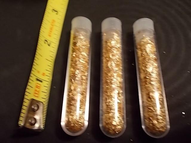3-Vials Real Gold Flake...