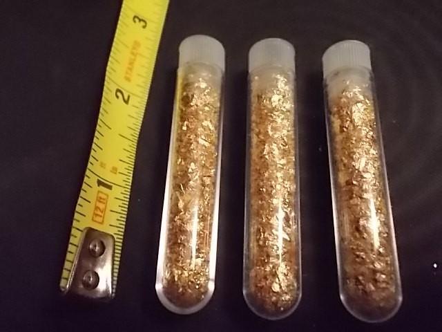3-Vials Real Gold Flake...