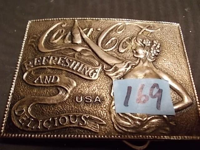Old Unique Coca-Cola Belt Buckle...