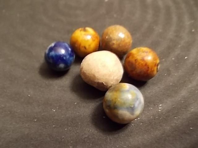 Lot Of Old Clay Marbles...