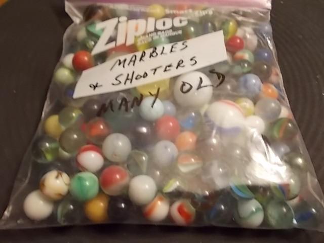 Large Lot Of Assorted Marbles &amp...
