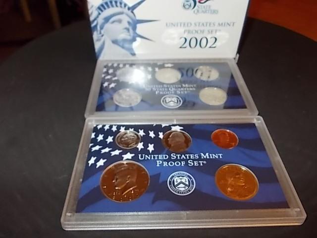 2002 US Mint Proof Set With State Q...