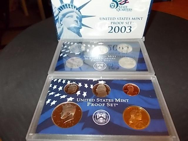 2003 US Mint Proof Set With State Q...