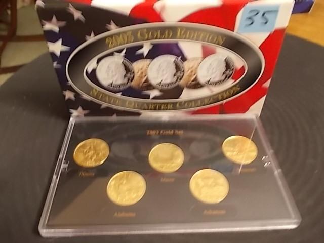 2003 Gold Edition State Quarter Set...