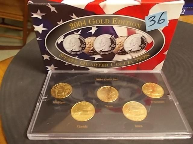 2004 Gold Edition State Quarter Set...