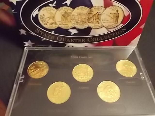 2008 Gold Edition State Quarter Set...