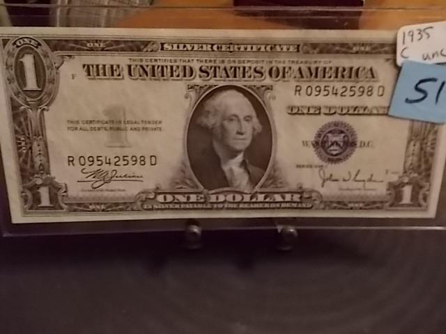1935 C UNC Silver Certificate...
