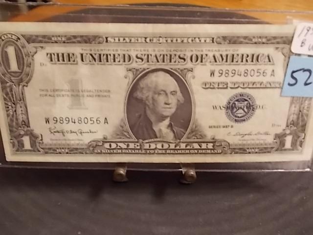 1957 B UNC Silver Certificate...