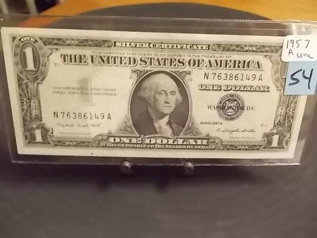 1957 A UNC Silver Certificate...