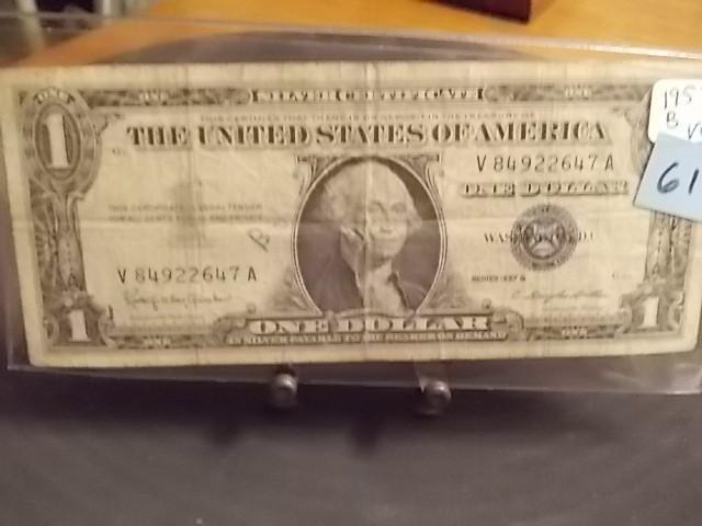 1957 B Silver Certificate VG...