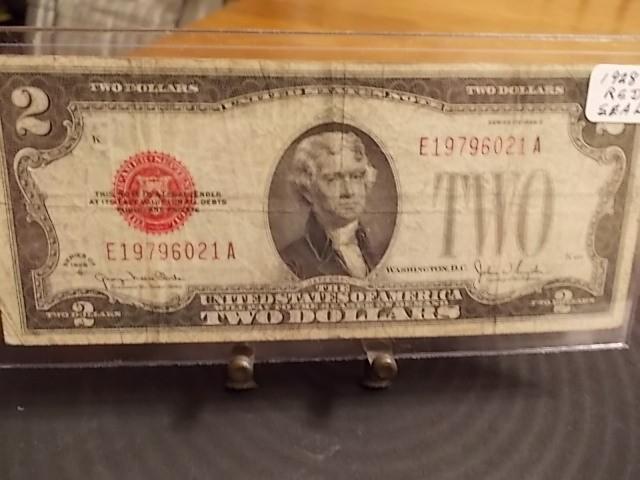 US Note Two Dollar Bill 1928 G Red ...