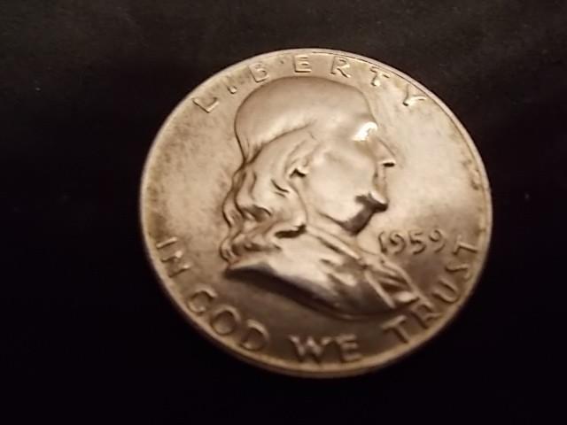1959 D Franklin Half UNC...