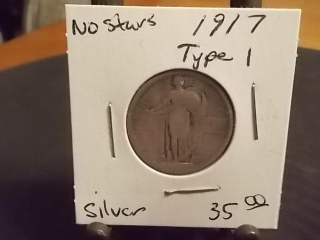 1917 Type I (No Stars) Standing Lib...