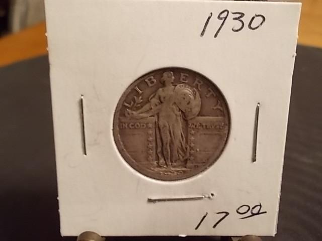 1930 Standing Liberty Quarter XF...