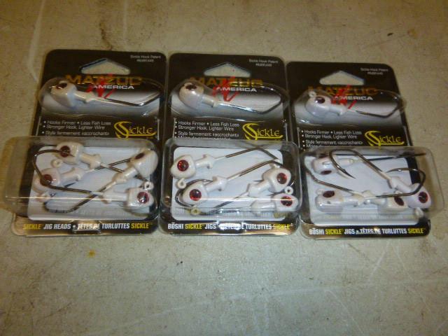 Matzuo Weighted Sickle Jigs 3 Packs...