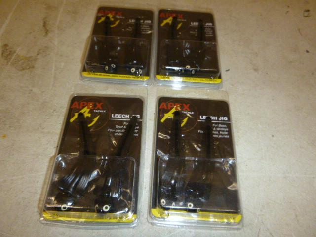 4 Packs of 2 Apex Leech Jigs...