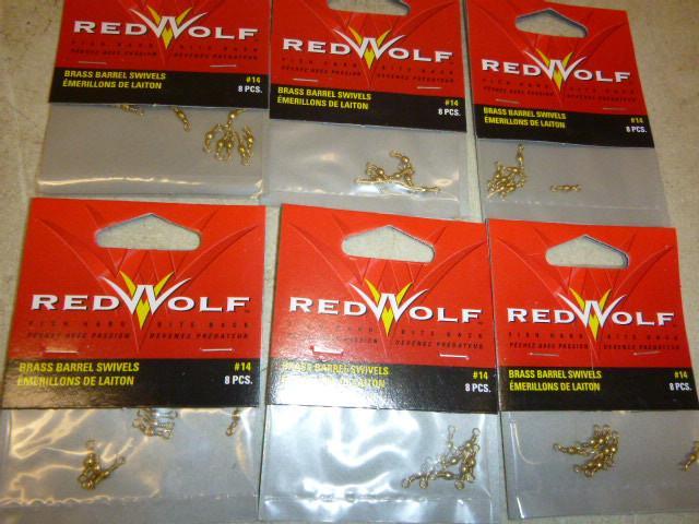 6 Packs of Red Wolf Brass Barrel Sw...
