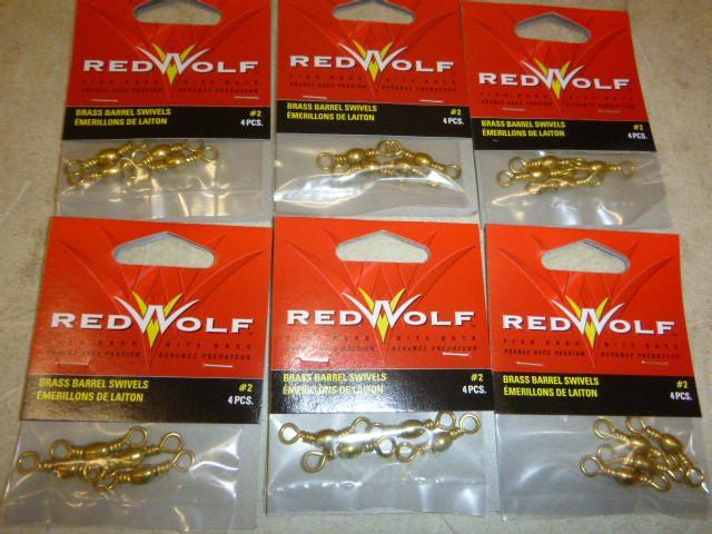6 Packs of Red Wolf Brass Barrel Sw...