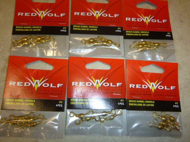 6 Packs of Red Wolf Brass Barrel Sw...