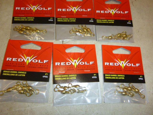 6 Packs of Red Wolf Brass Barrel Sw...