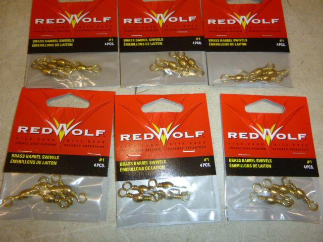 6 Packs of Red Wolf Brass Barrel Sw...