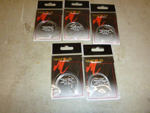 5 Packs of Matzuo Mooching Rigs Siz...