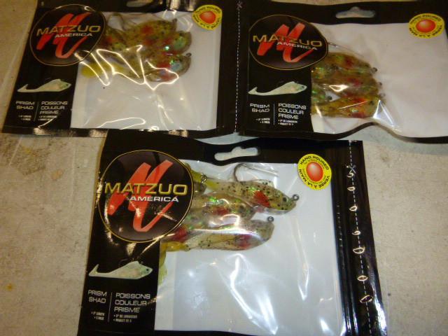 3 Packs of Matzuo Prism Shads 3&quo...