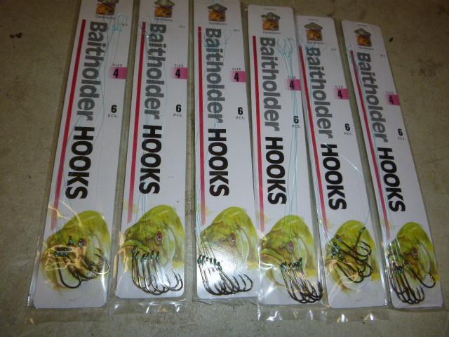 6 Packs of Danielson Bait Holder Ho...
