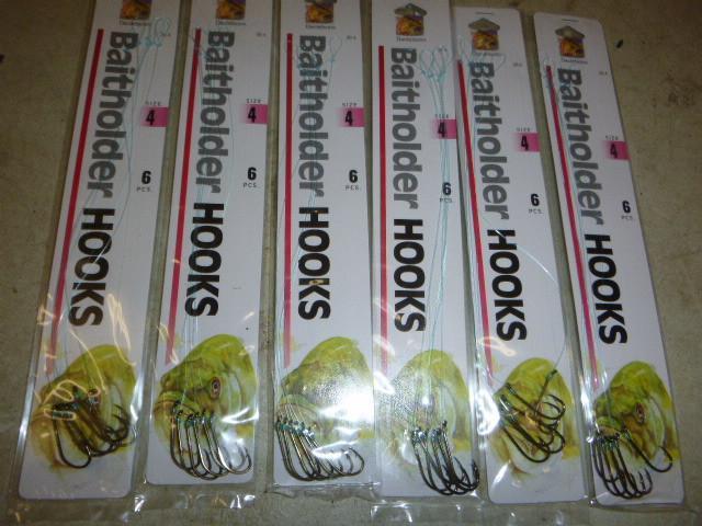 6 Packs of Danielson Bait Holder Ho...