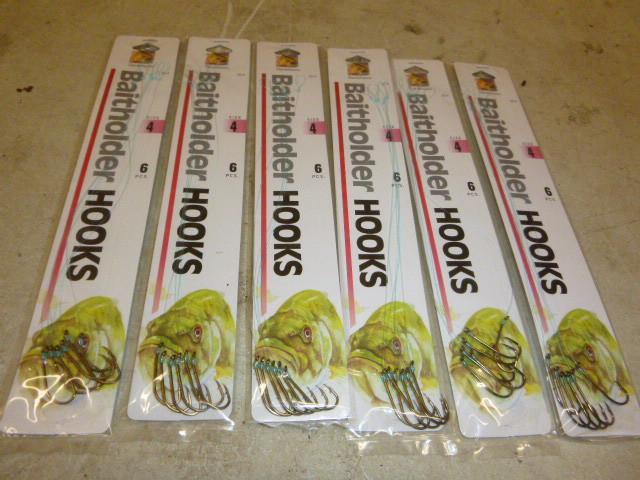 6 Packs of Danielson Bait Holder Ho...