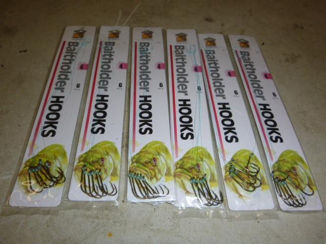 6 Packs of Danielson Bait Holder Ho...