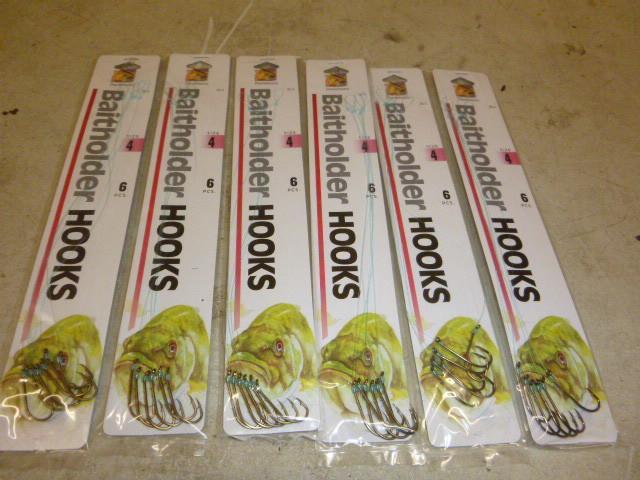 6 Packs of Danielson Bait Holder Ho...