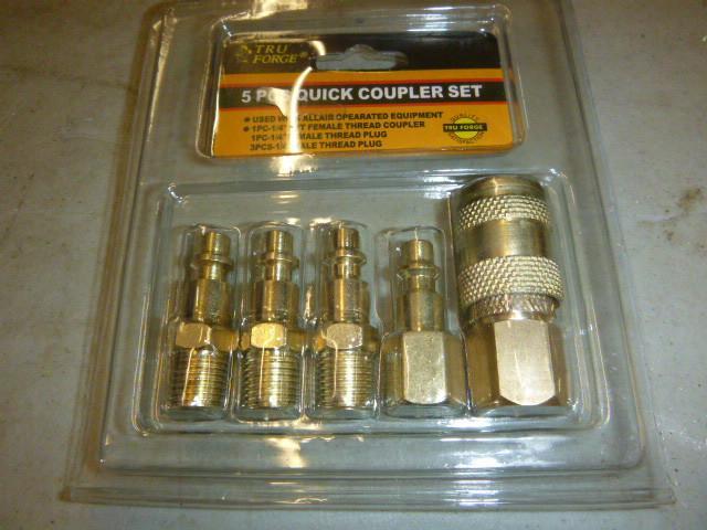 Tru Forge 5 Piece Quick Coupler Set...