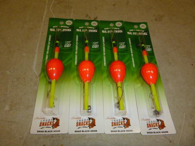 4 Packs of Rod-N-Bobbs Pre-Rigged ...
