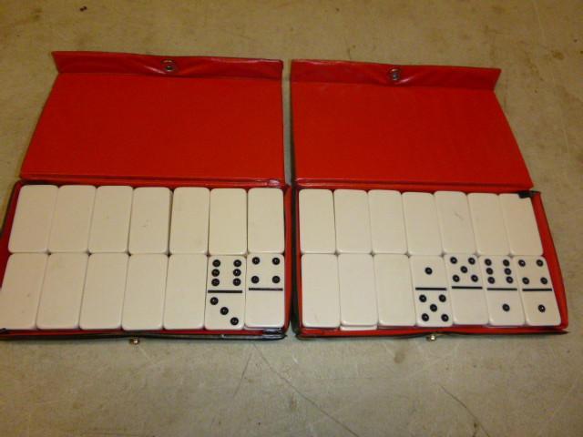 2 Sets of Hoyle Double Six Dominoes...